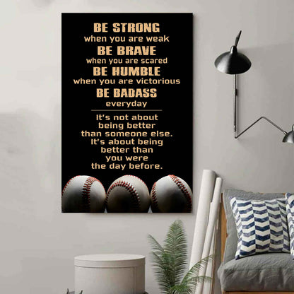 American football Be Strong Be Badass Every Day