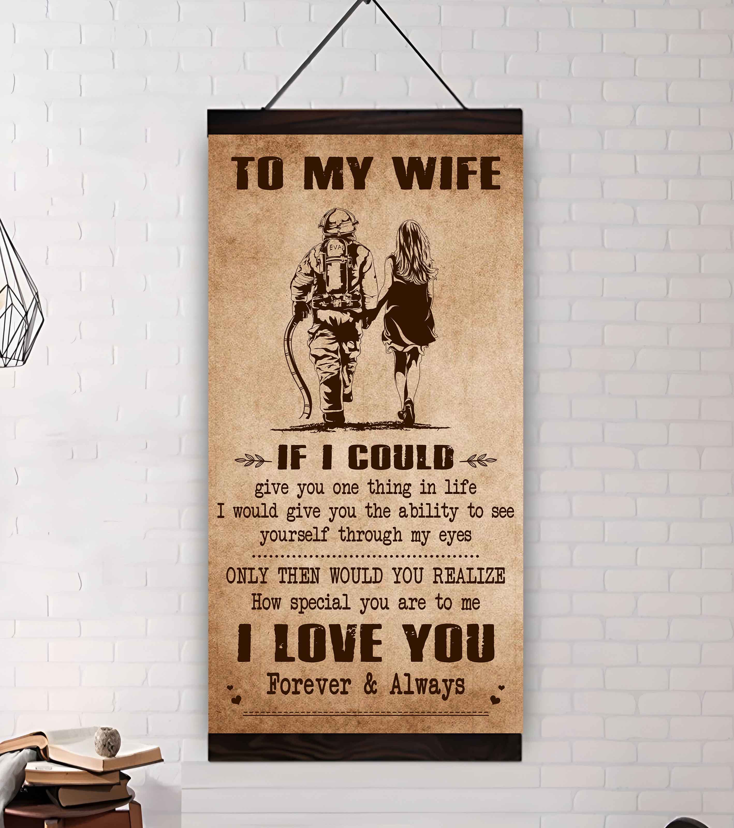 Samurai Poster Canvas To My Wife If I Could Give You One Thing In Life - How Special You Are To Me Gift For Your Wife