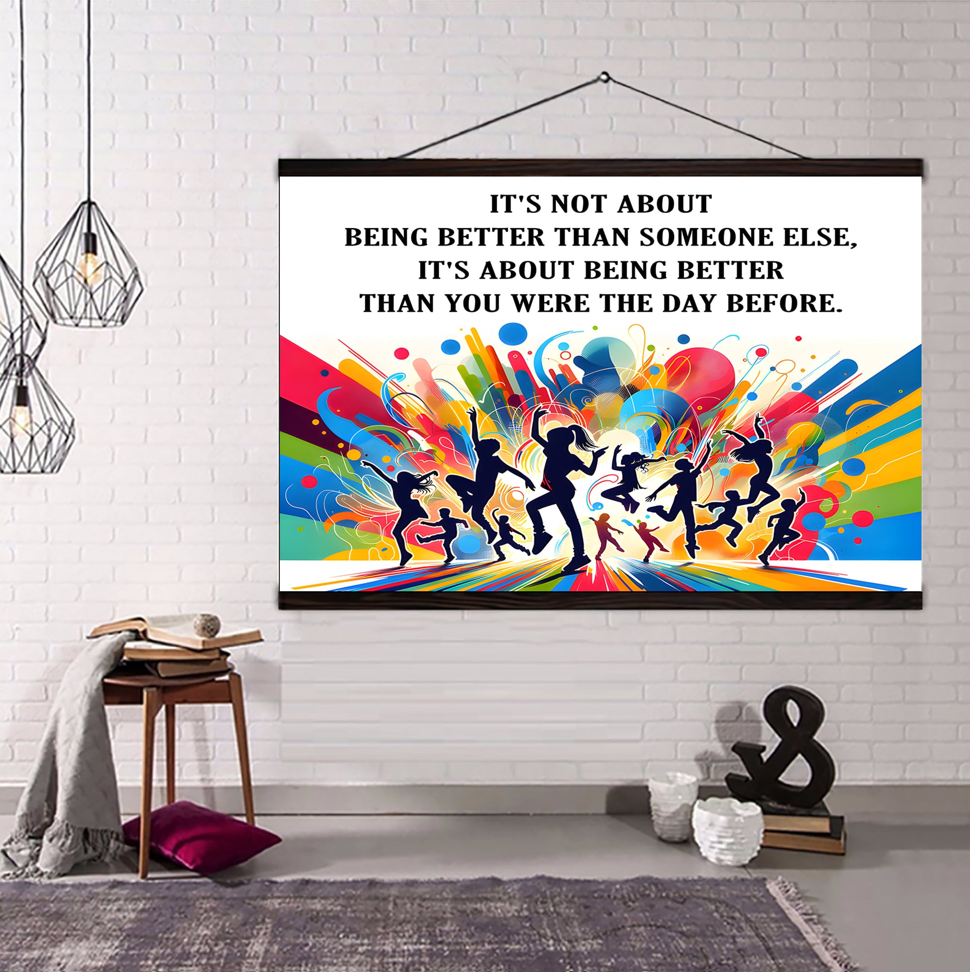 Dance customizable poster canvas