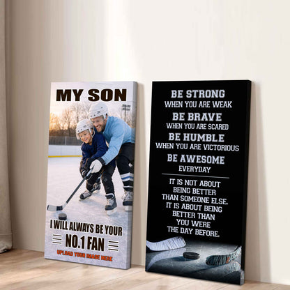 My Son Be Strong When You Are Weak Be Badass Everyday Set 2 Canvas Wall Art From Dad To Son