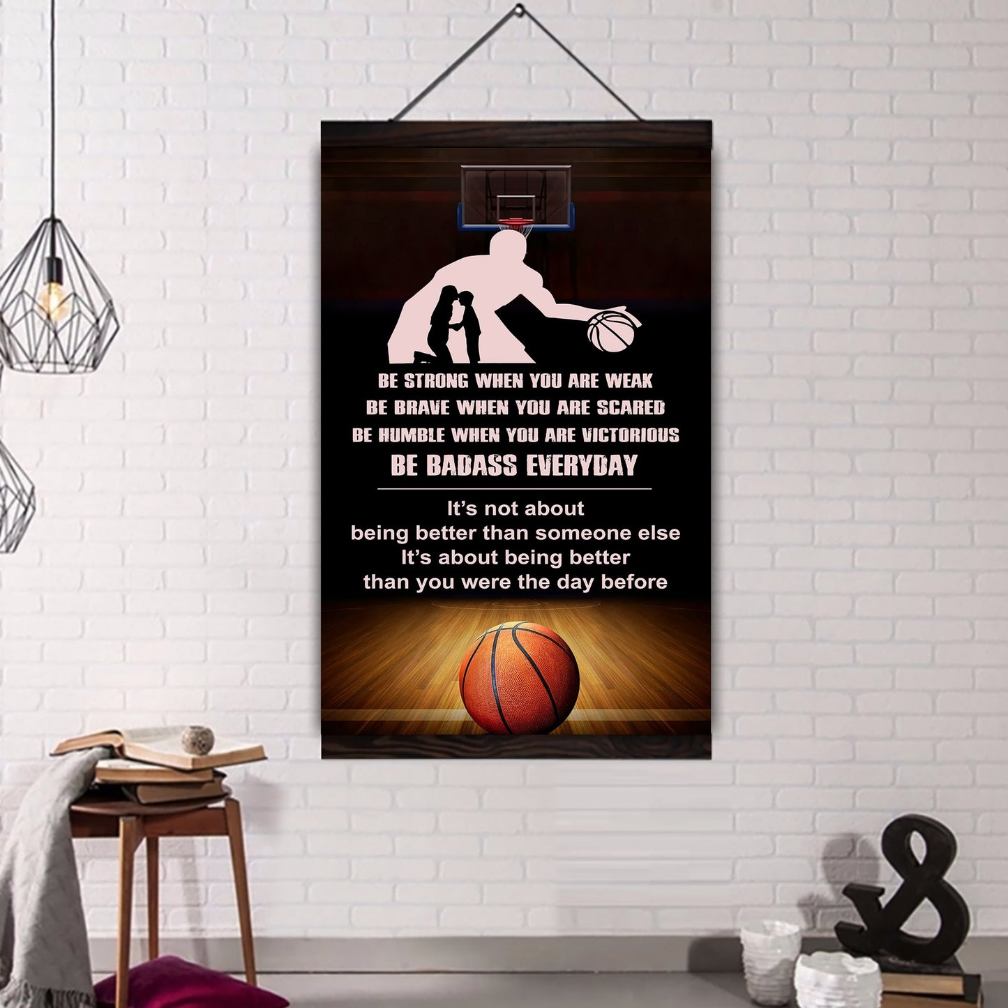 Sport Canvas Poster To My Son It's Being Better Than You Were The Day Before Gifts For Son From Mom