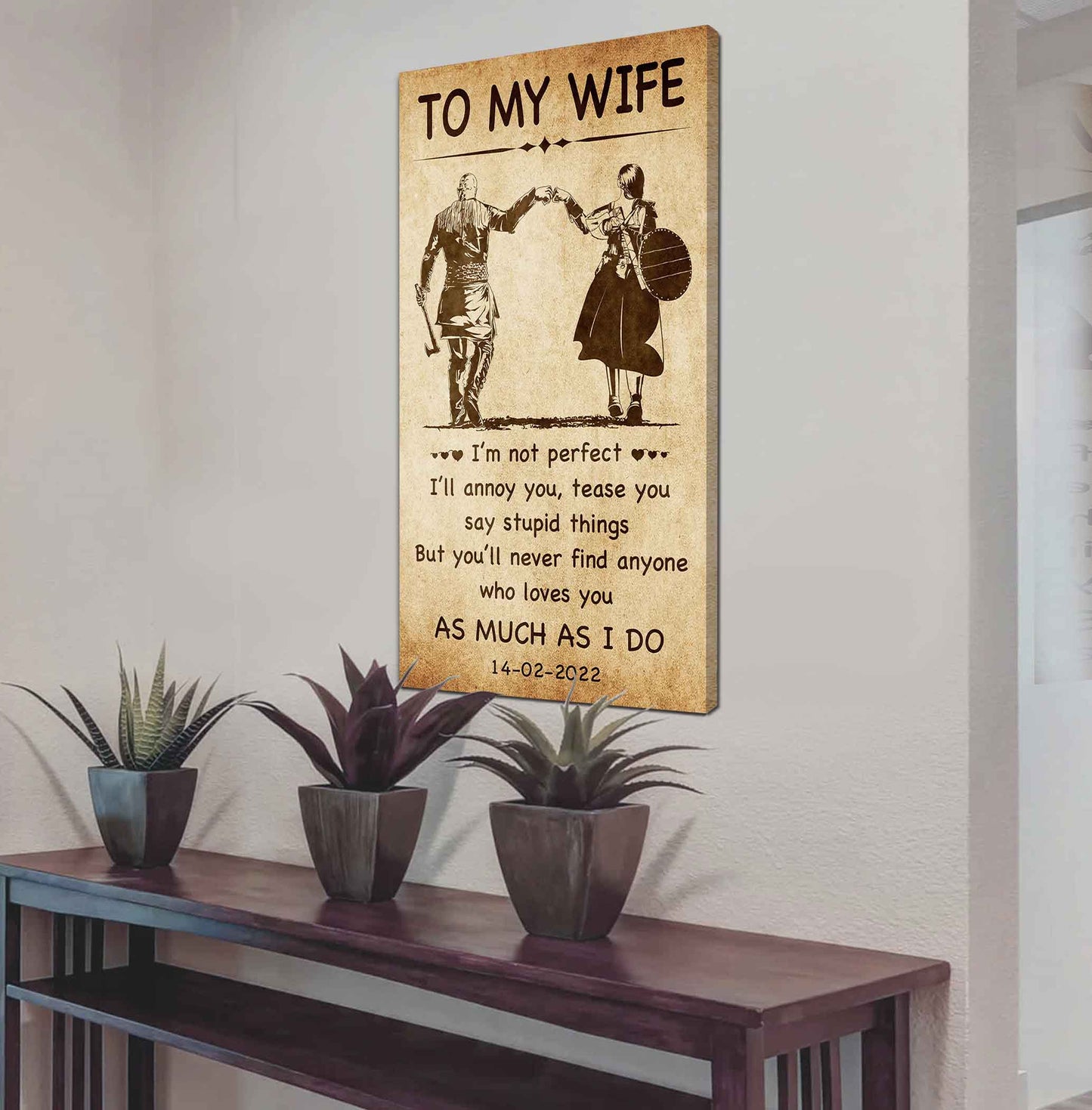 Family Poster Canvas You Are Braver Than You Believe - I Am Not Perfect