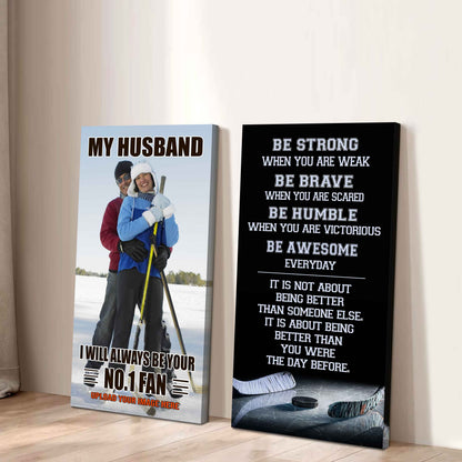 Old Sport Couple To My Husband Be Strong When You Are Weak Be Badass Everyday Set 2 Canvas Wall Art