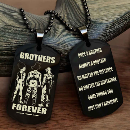 DRB Personalized Double Sided Dog Tag For My Brother - Once A Soldier Always A Soldier