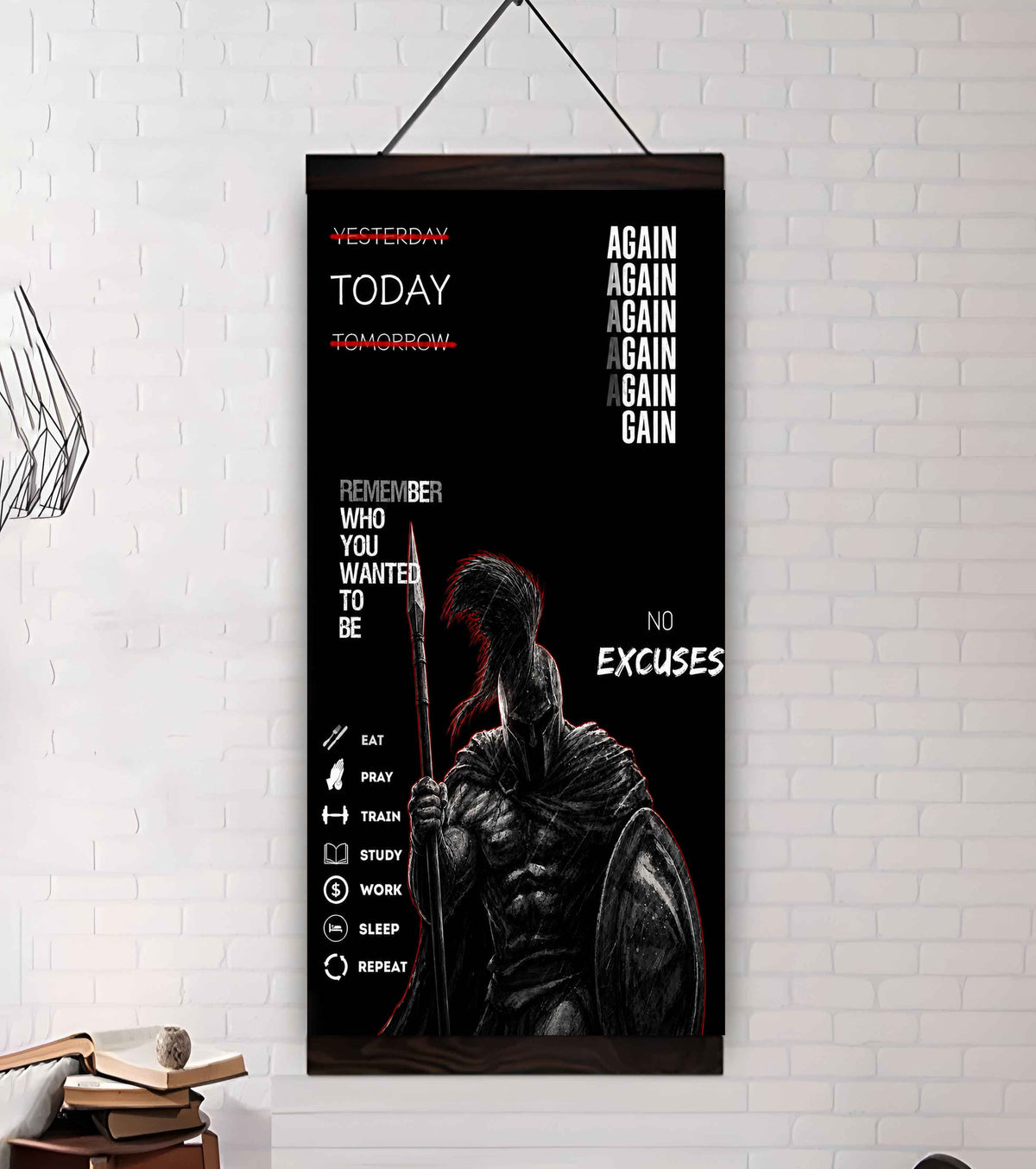 Remember Who You Wanted To Be Canvas Poster Training Motivation Quotes Gift For Your Son