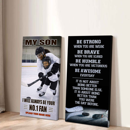 My Son Be Strong When You Are Weak Be Awesome Everyday Set 2 Canvas Wall Art From Mom To Son