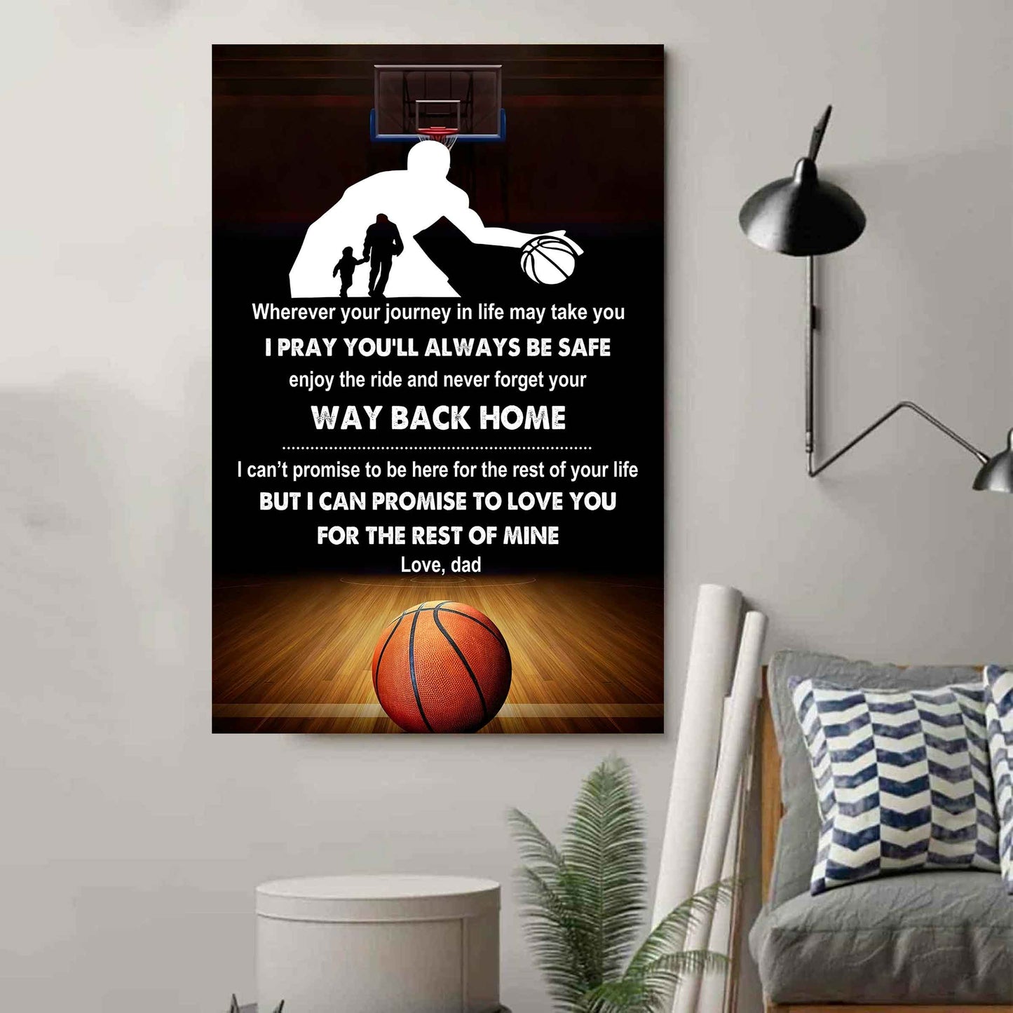 Poster Canvas To My Son Never Forget Your Way Back Home Gift From Dad