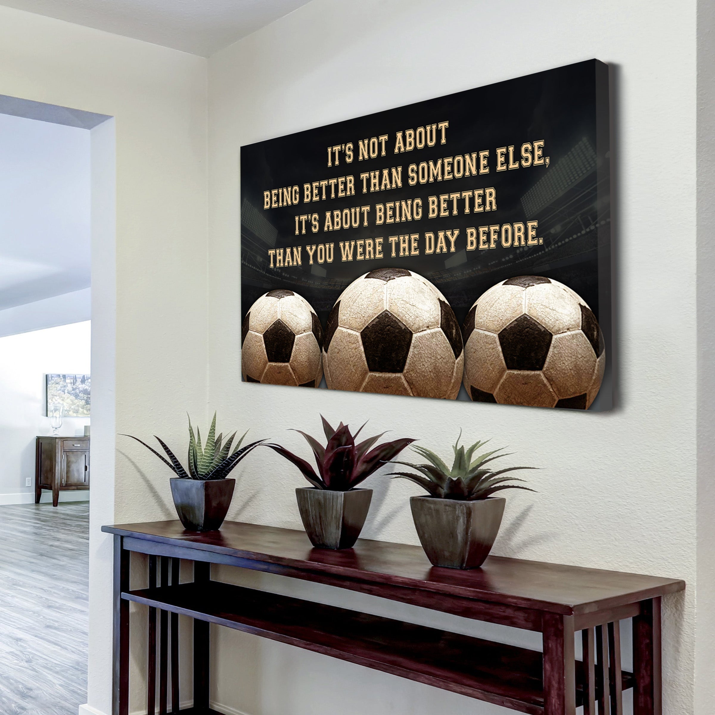 Volleyball customizable poster canvas