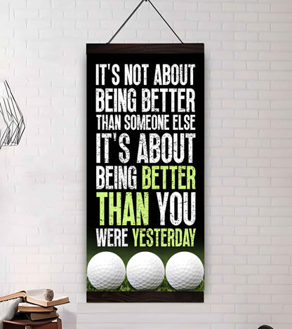 Soccer It is not About Being Better Than Someone Else It is about being better than you were the day before.