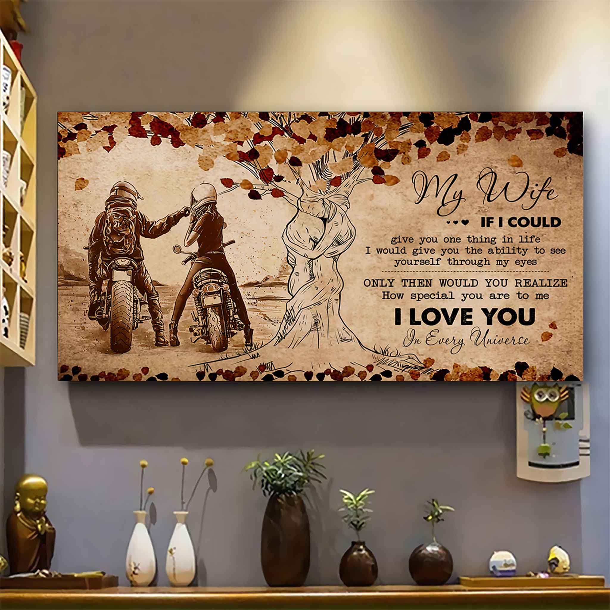 Samurai Poster Canvas To My Wife If I Could Give You One Thing In Life - How Special You Are To Me Gift For Your Wife