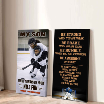 My Son Be Strong When You Are Weak Be Awesome Everyday Set 2 Canvas Wall Art From Mom To Son