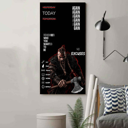 Remember Who You Wanted To Be Canvas Poster Training Motivation Quotes Gift For Your Son