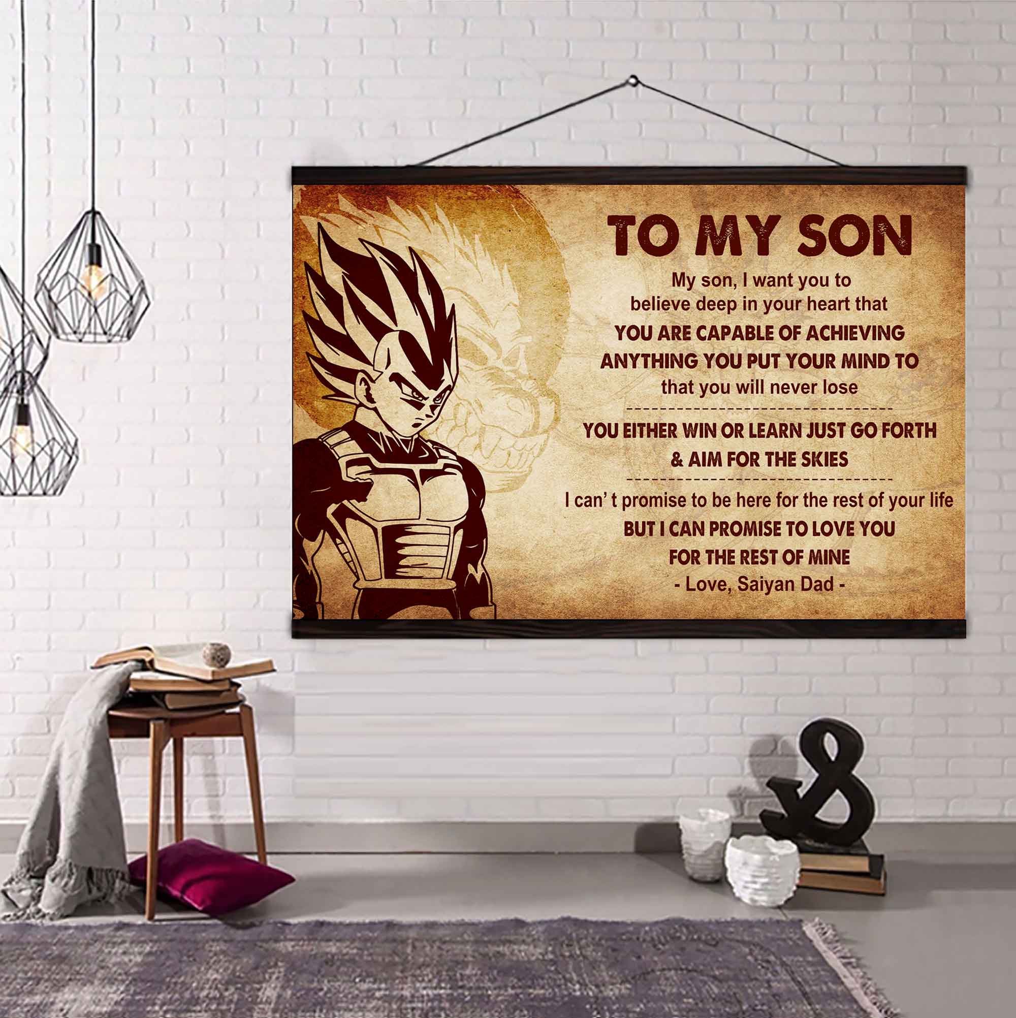 New Version Warrior Poster Canvas You Will Never Lose You Either Win Or Learn From Dad To Son
