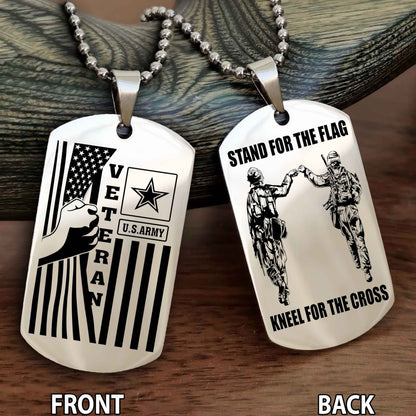 Soldier Personalized Double Sided Dog Tag For Brother (Copy)