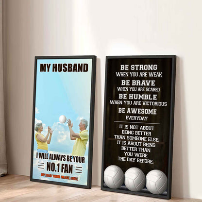 Old Sport Couple To My Husband Be Strong When You Are Weak Be Badass Everyday Set 2 Canvas Wall Art