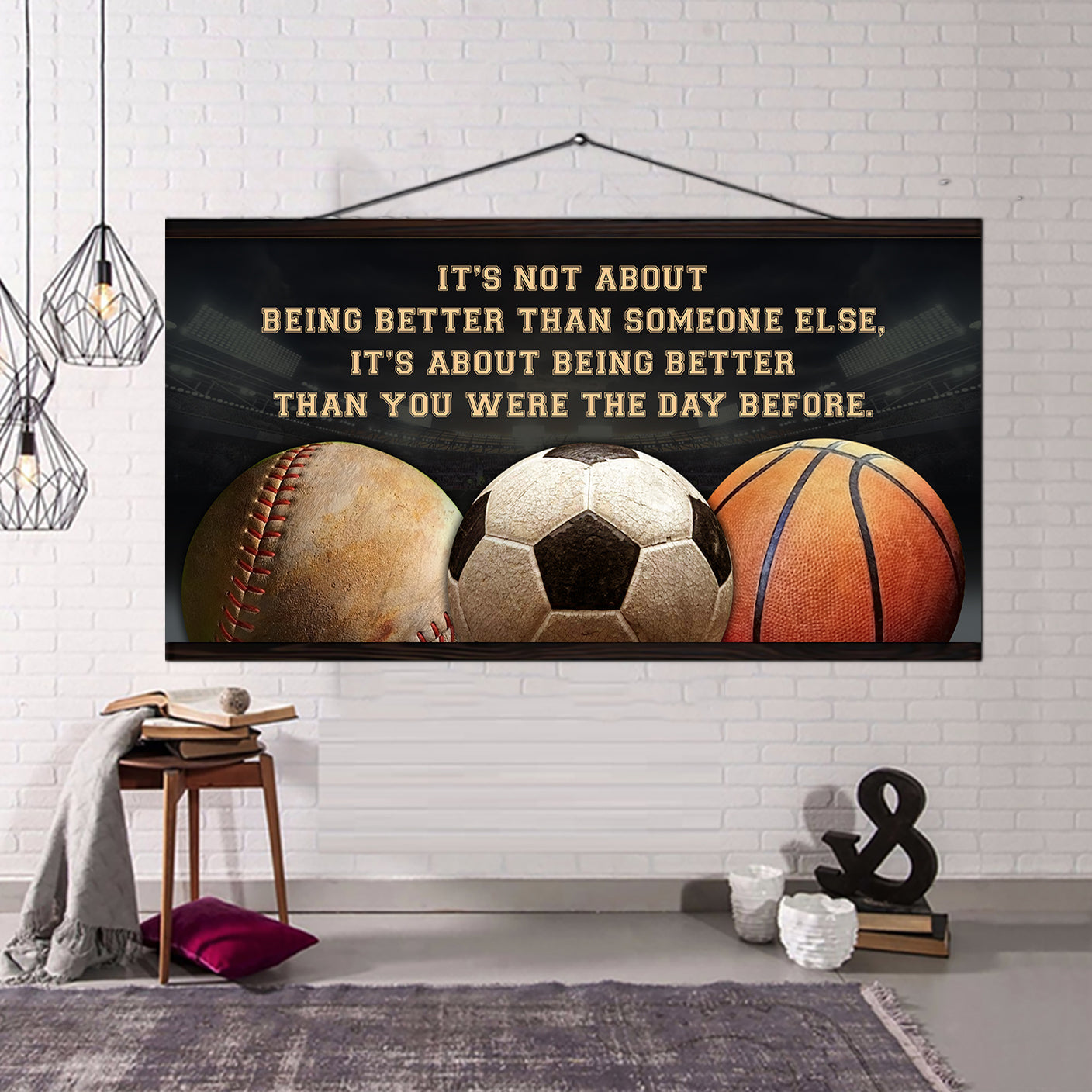Basketball and Soccer It is not About Being Better Than Someone Else It is about being better than you were the day before