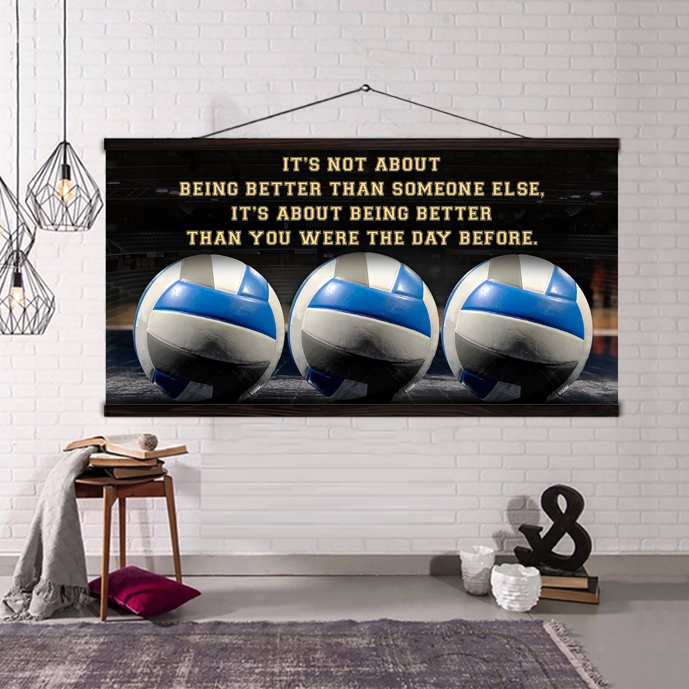 New Volleyball It is not About Being Better Than Someone Else It is about being better than you were the day before