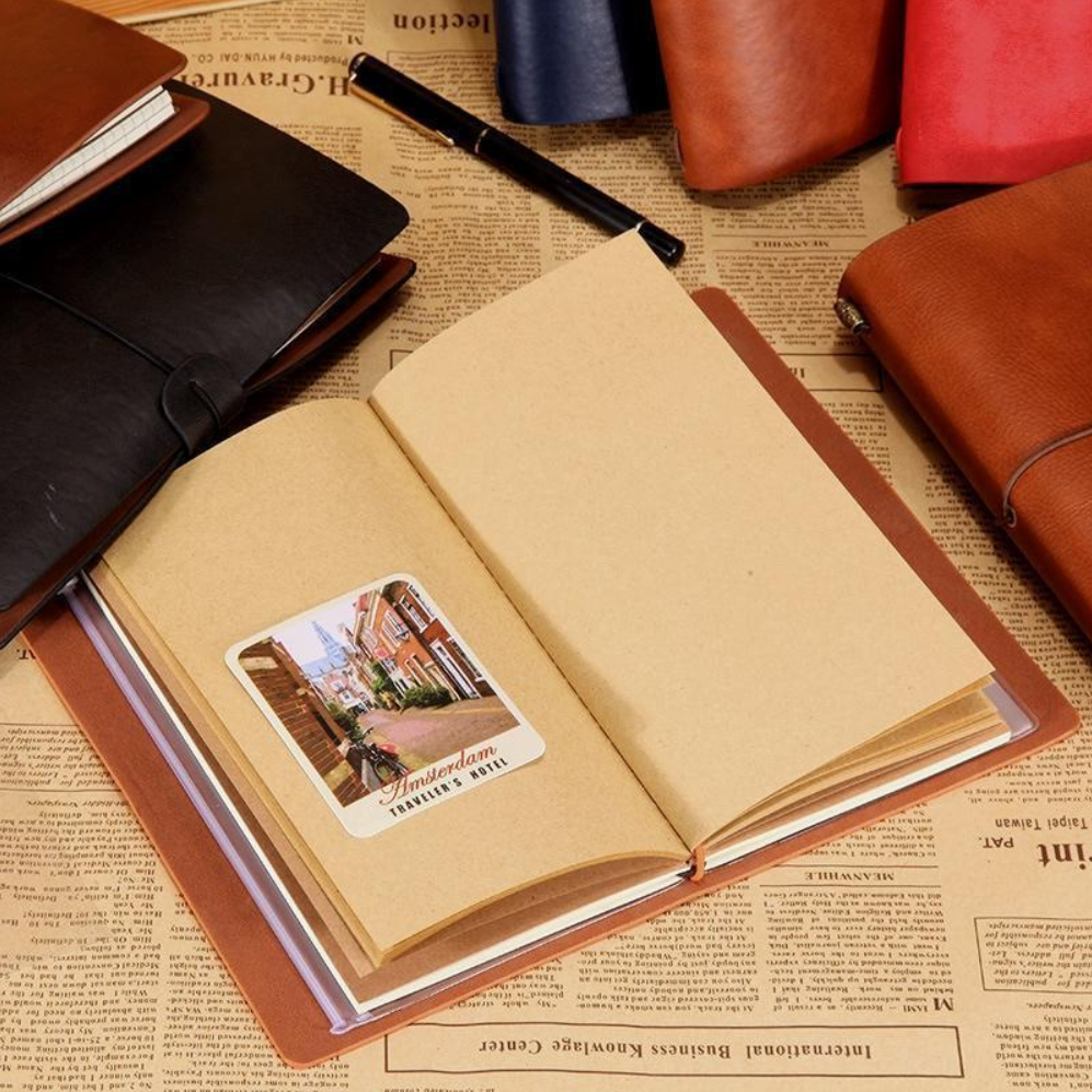 Vikings luxury leather journal notebook from husband to wife, If i had to choose between loving you and breathing