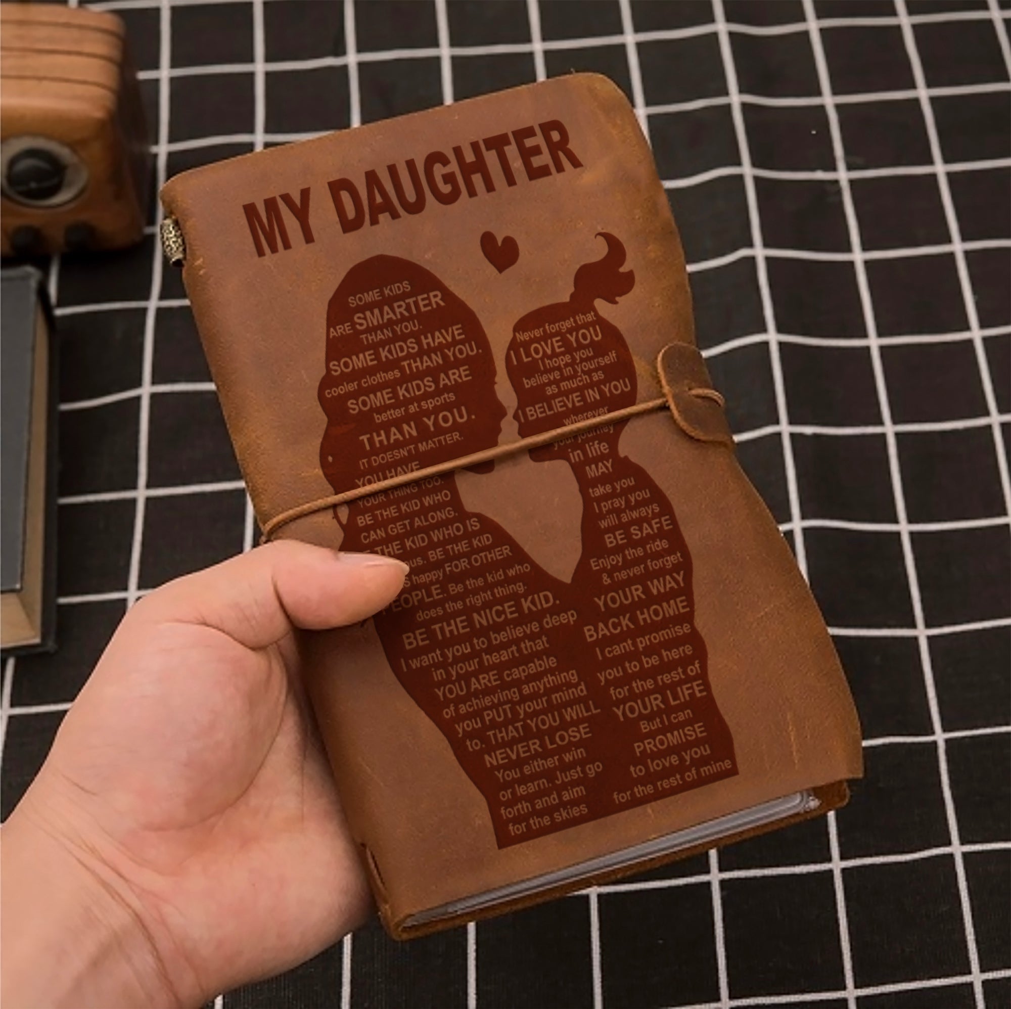 Father's day gifts Vintage Journal wife to husband I wish i could turn back the clock