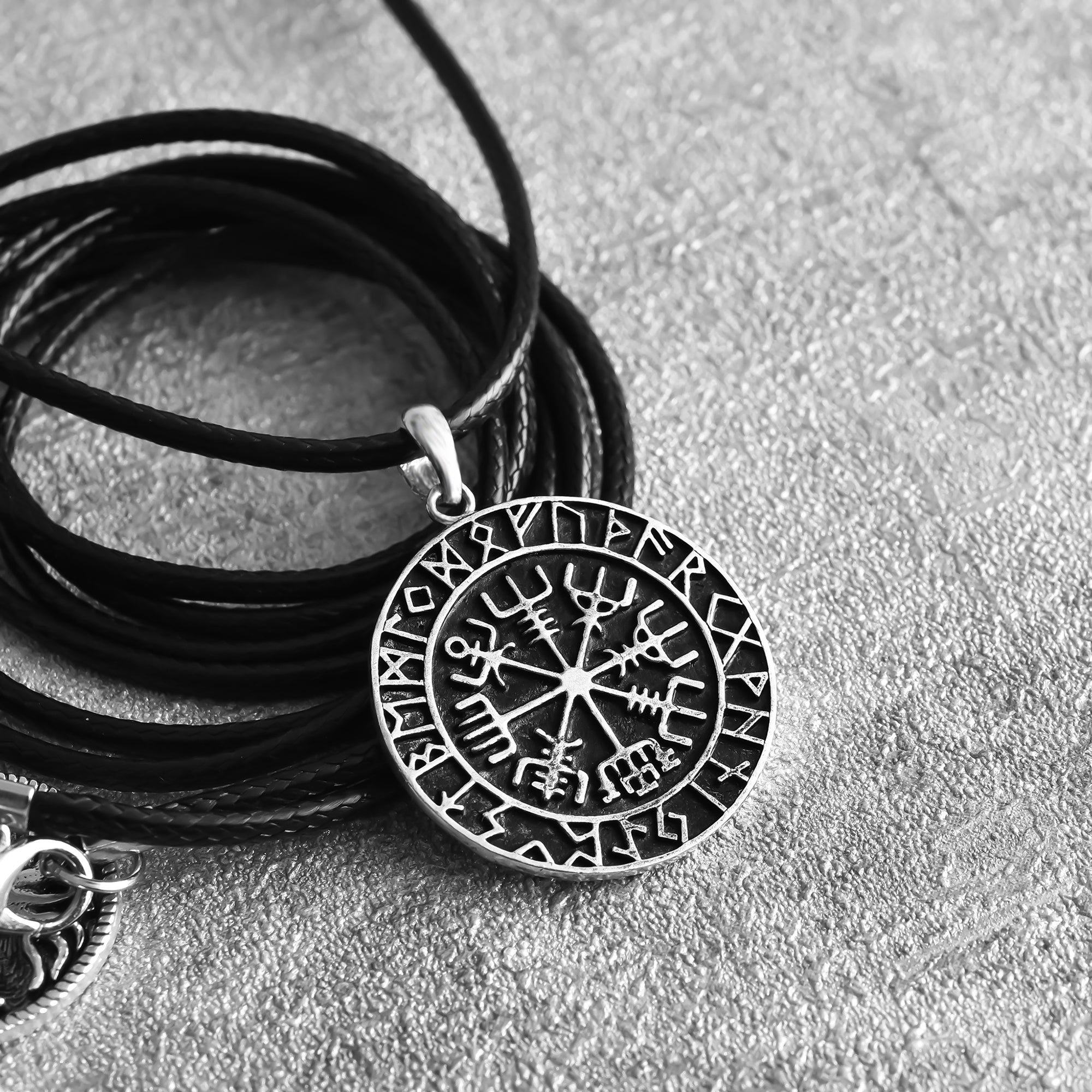 Viking Compass amulet - Be strong when you are weak  Be Brave when you are scared